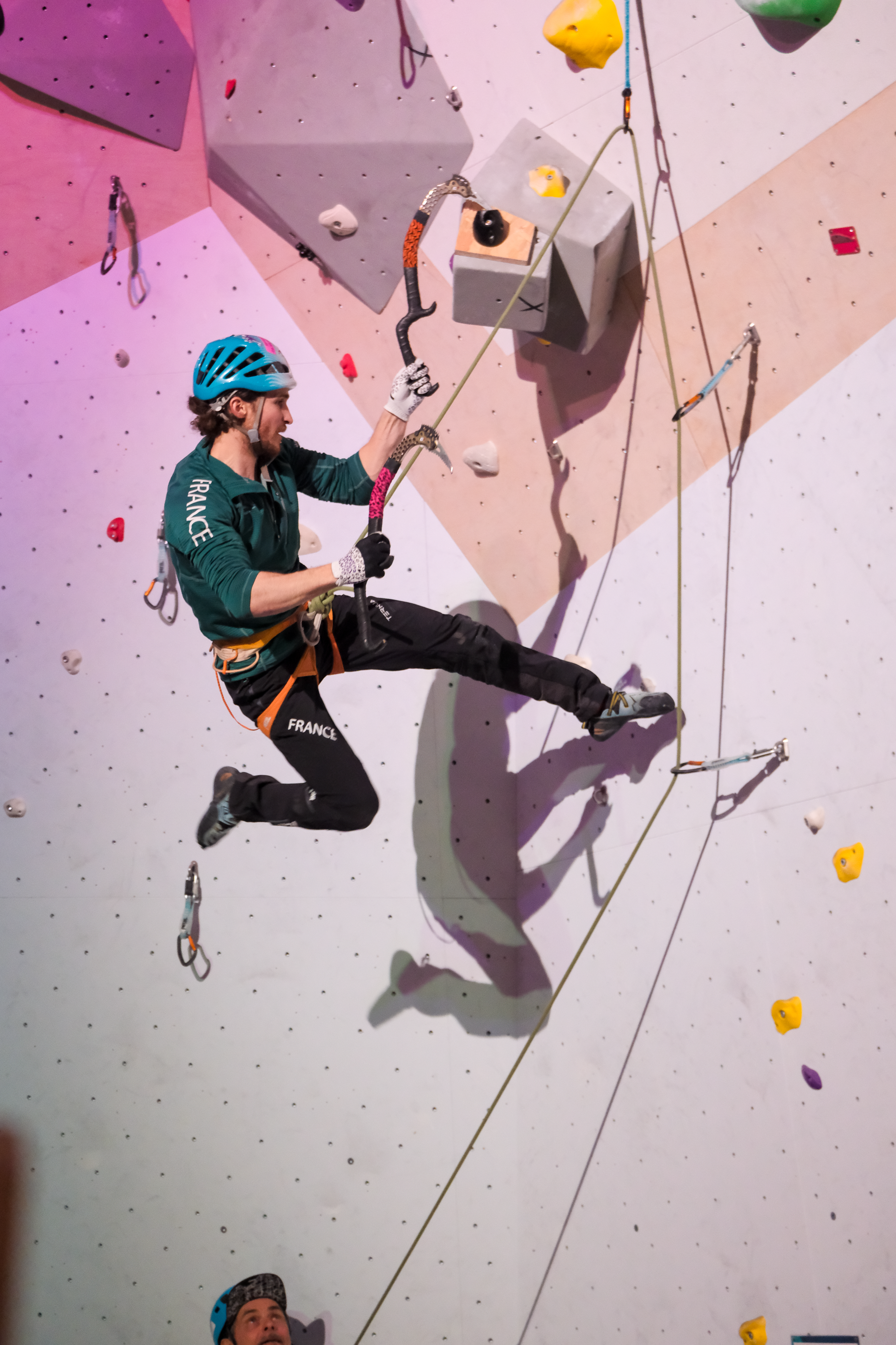 démonstration de dry tooling