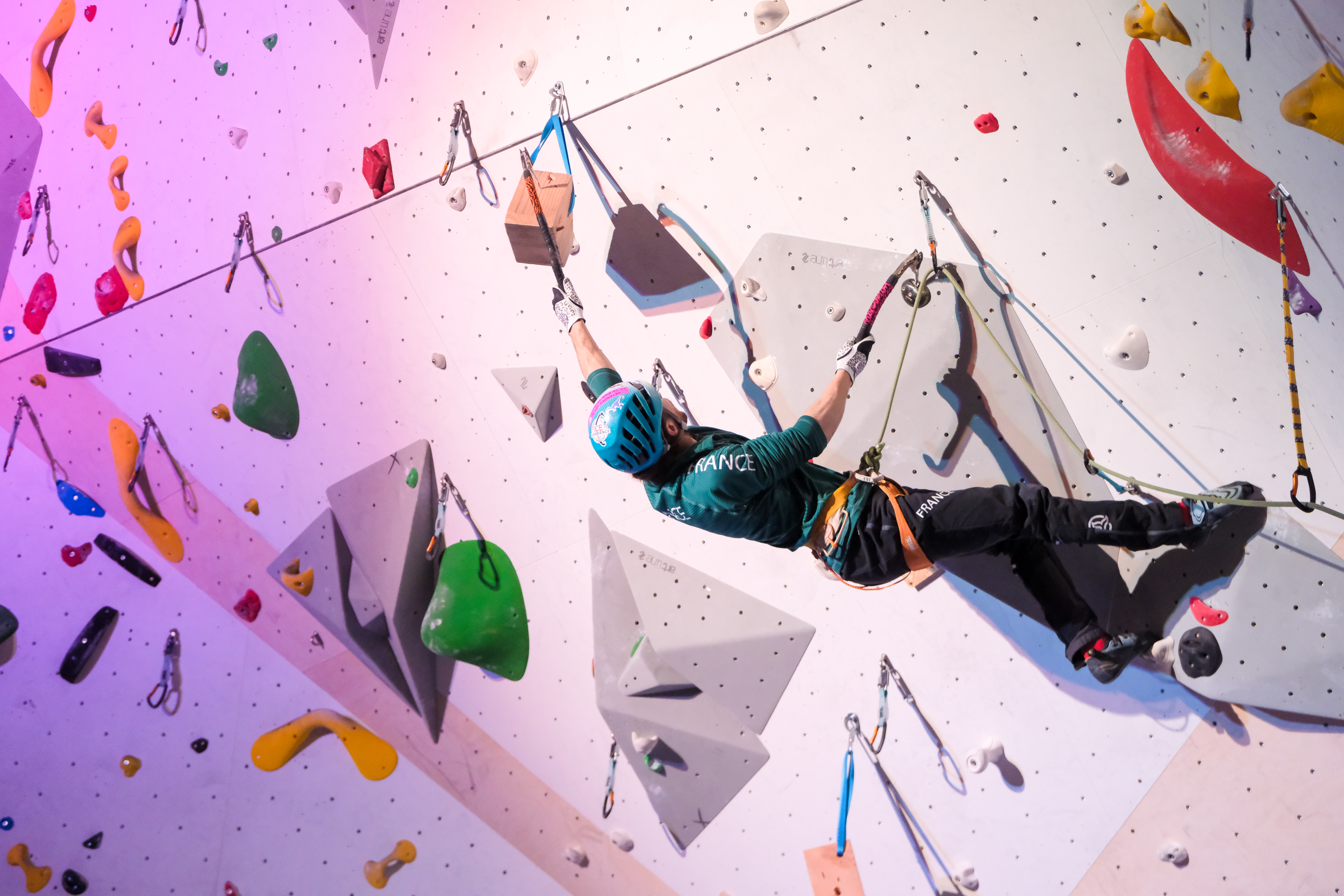 démonstration de dry tooling