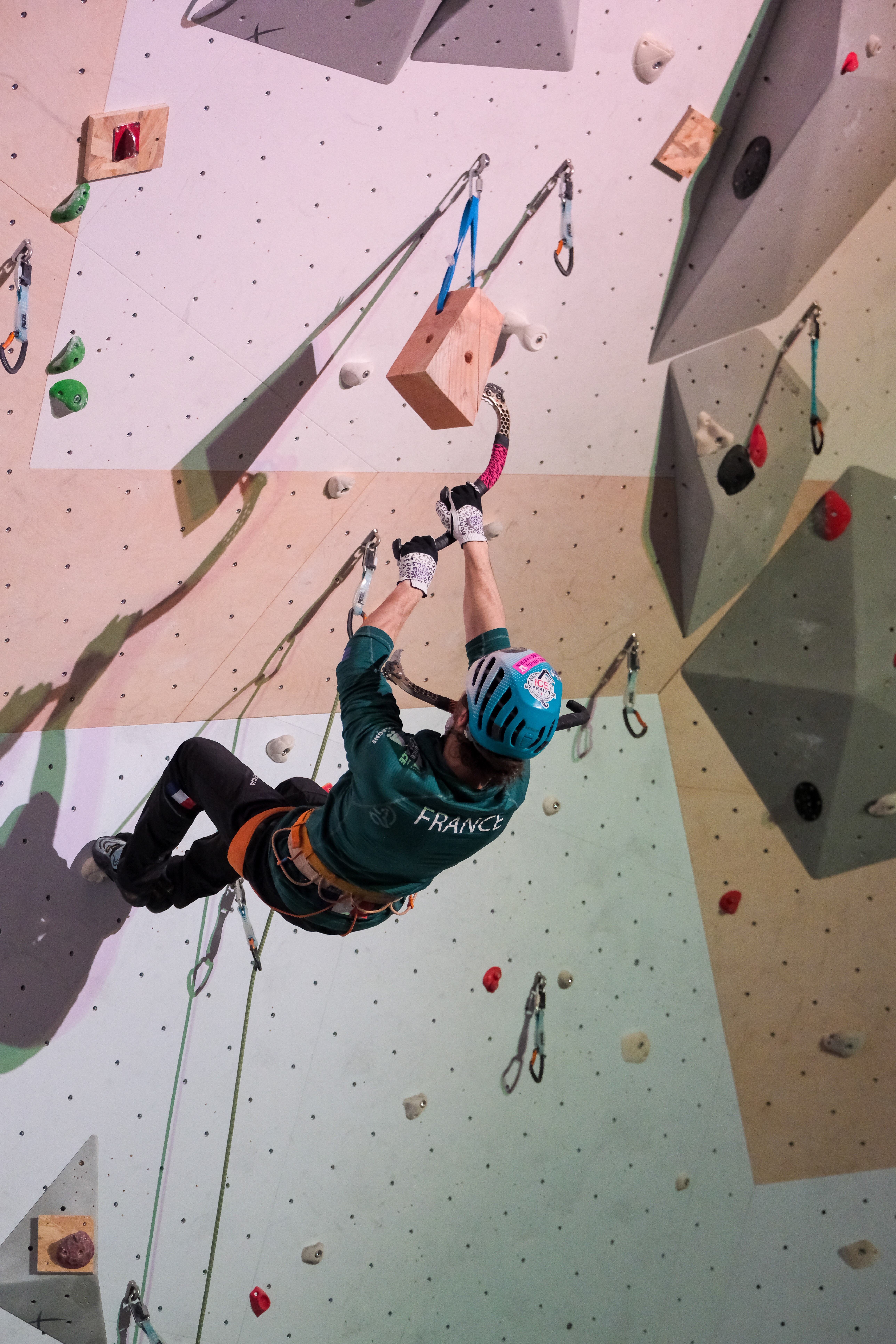 démonstration de dry tooling