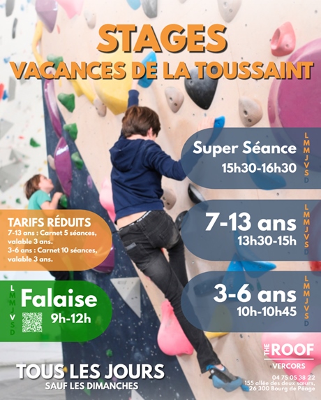 Activités Verticales pendant les vacances