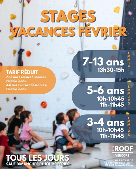 Stages Vacances de Février