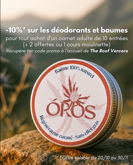 🎁 Offre spéciale chez The Roof Vercors !