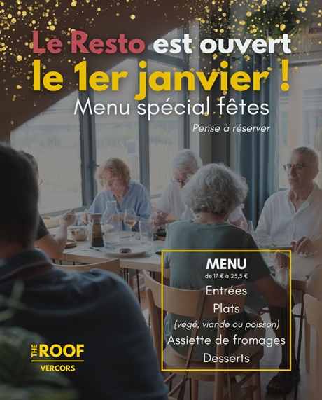 Le Resto' est ouvert le 1er janvier !