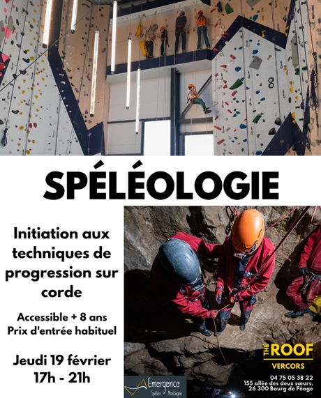 Initiation Spéléo à The Roof Vercors !